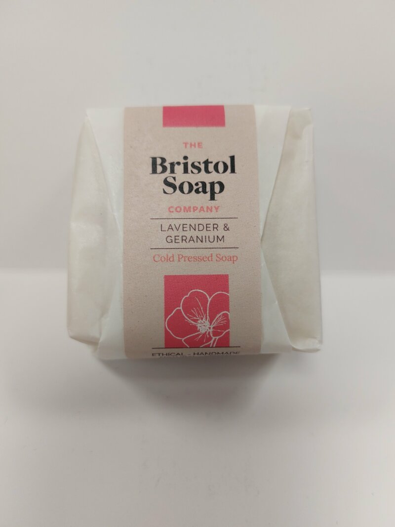 Lavender and Geranium Soap by The Bristol Soap Company